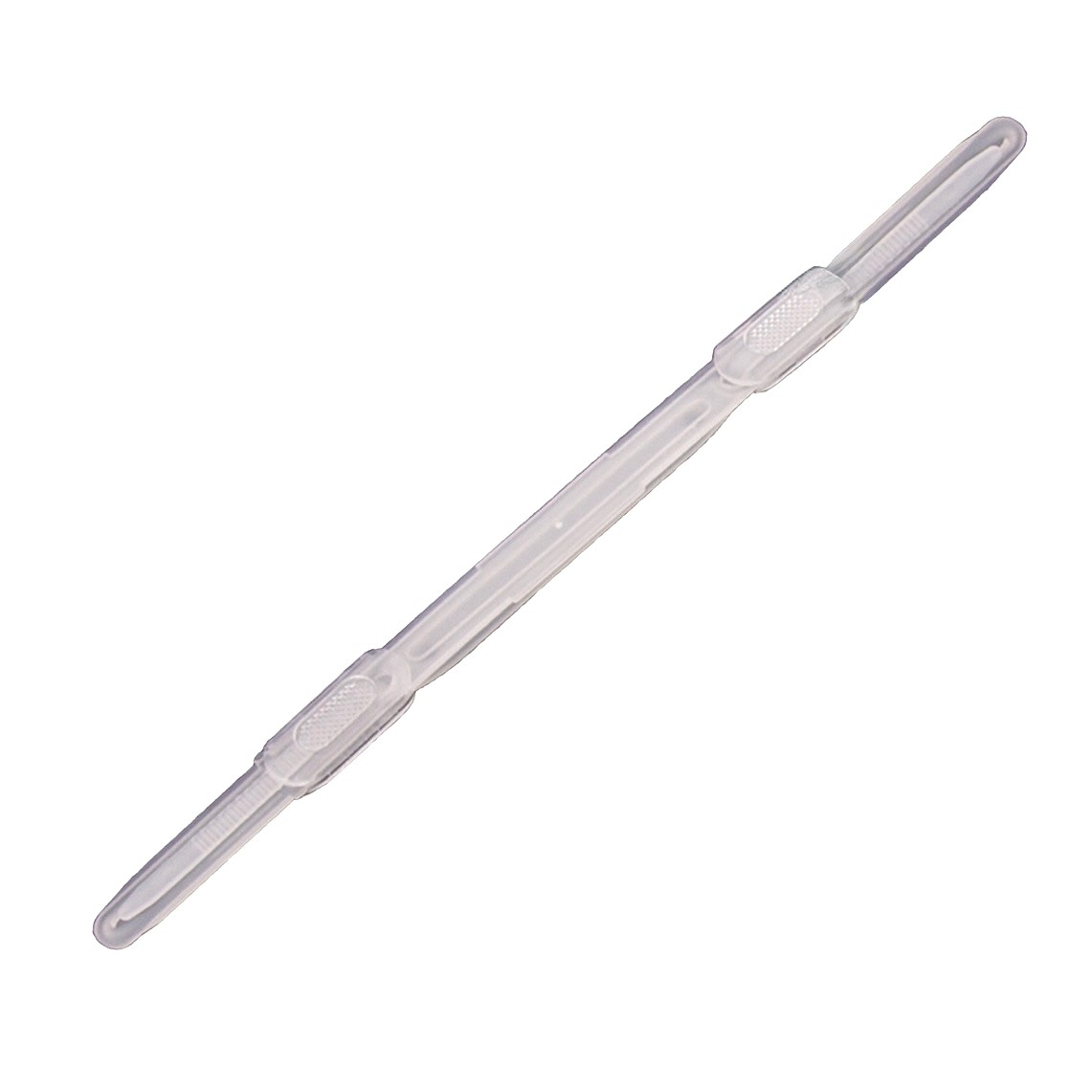 Plastic fasteners for folders